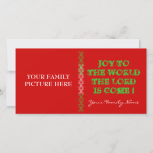 Christian Christmas Photo Card