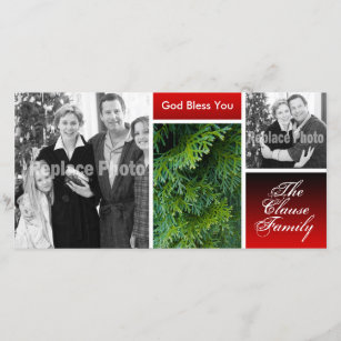 Photo Holder Christmas Cards | Zazzle