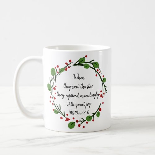 Christian Christmas Scripture Scripture Coffee Mug