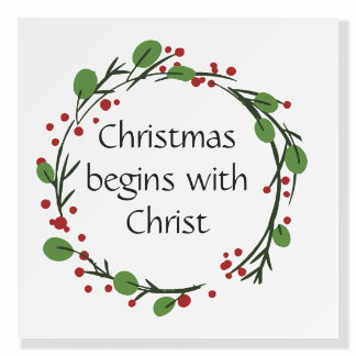 Christian Christmas Scripture  Scripture Foam Board