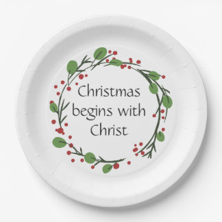 Christian Christmas Scripture  Scripture Paper Plates