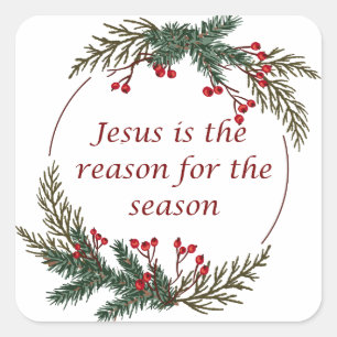 Christian Christmas Scripture Sticker Scripture