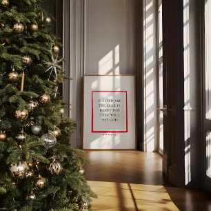 Christian Christmas Wall Art Matthew 5:8 