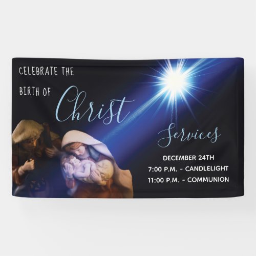 Christian Church Christmas Eve Service Banner