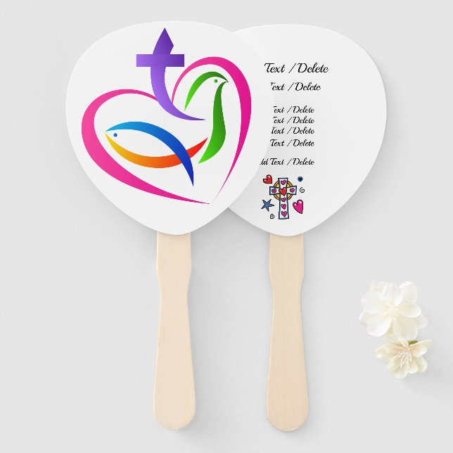 Christian Church Fan (Front and Back)
