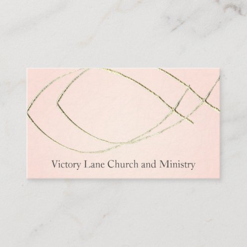 Christian Church Fish Spiritual Business Cards