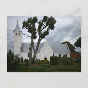 Christian church Voldum Denmark Postcard