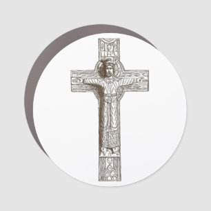 Christian Classical Cross Car Magnet