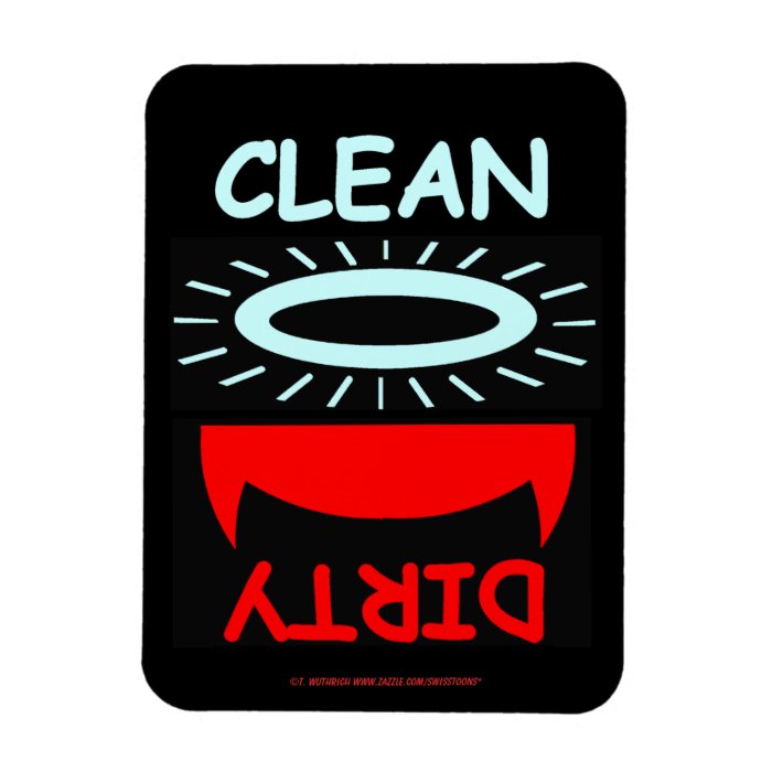 Christian Clean Dirty Dishwasher Magnet Funny