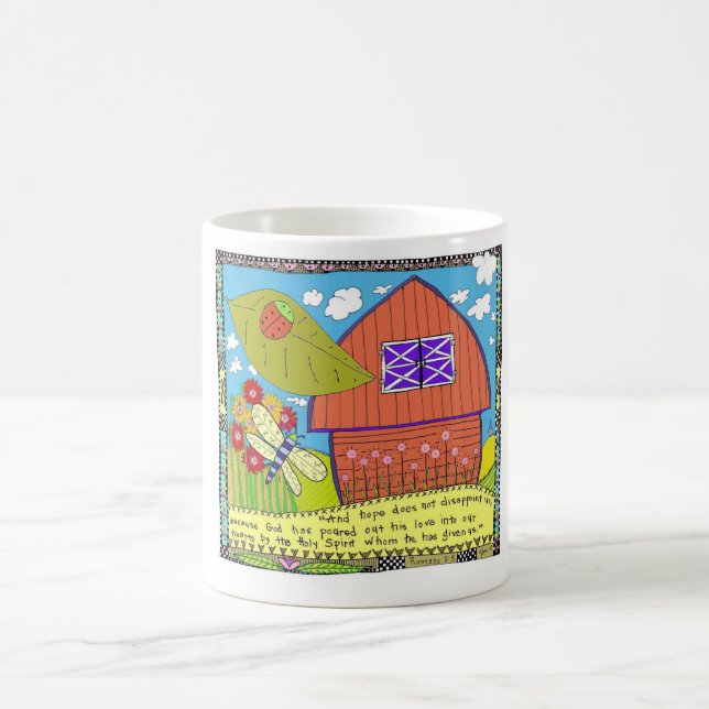 Christian Coffee Mug Hope does not disappoint us (Center)