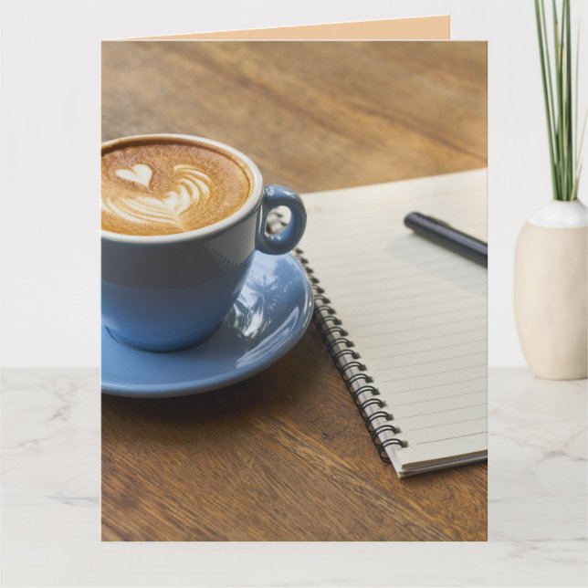 CHRISTIAN COFFEE THINKING OF YOU PHILIPPIANS 1:3  CARD (Front)