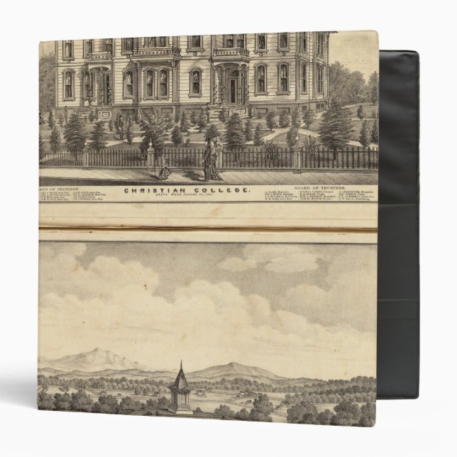 Christian College and Pacific Methodist College 3 Ring Binder (Front/Inside)
