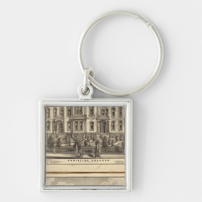 Christian College and Pacific Methodist College Keychain (Front)