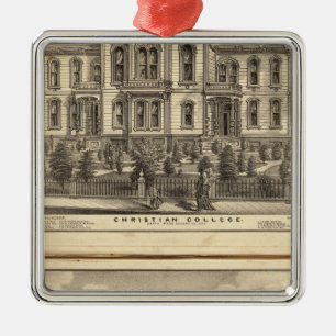 Christian College and Pacific Methodist College Metal Ornament