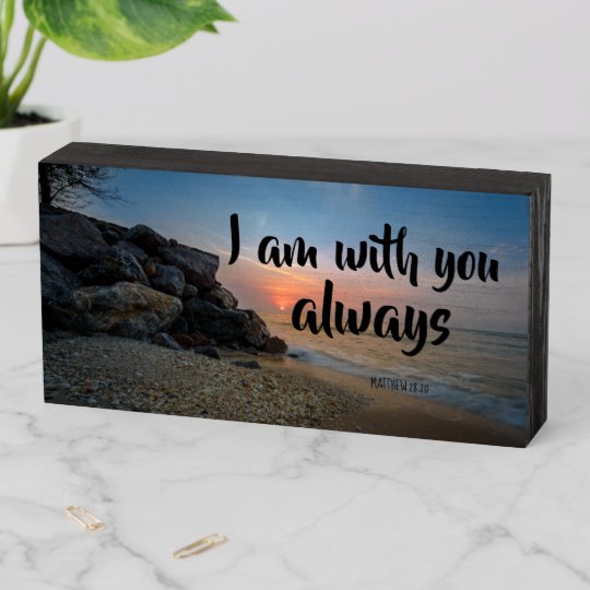 Christian Comfort Bible Verse Wooden Box Sign Zazzle Com