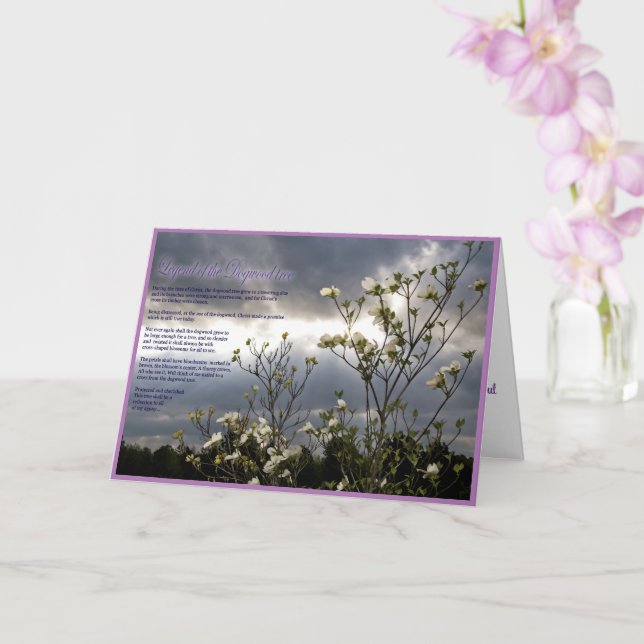 Christian Condolence Card (Orchid)