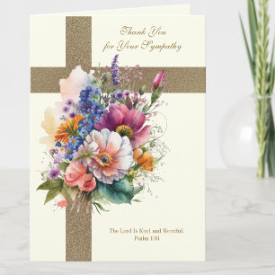 Christian Condolence Funeral Thank you
