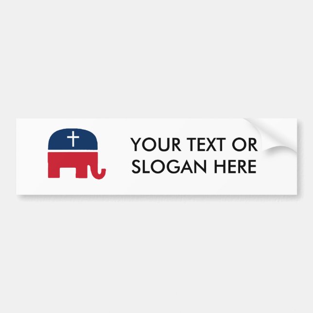Christian Conservative Bumper Sticker (Front)