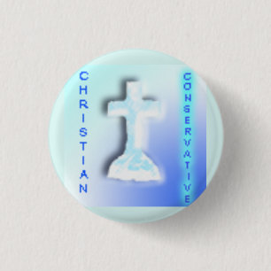 Christian Conservative Party Logo Pinback Button