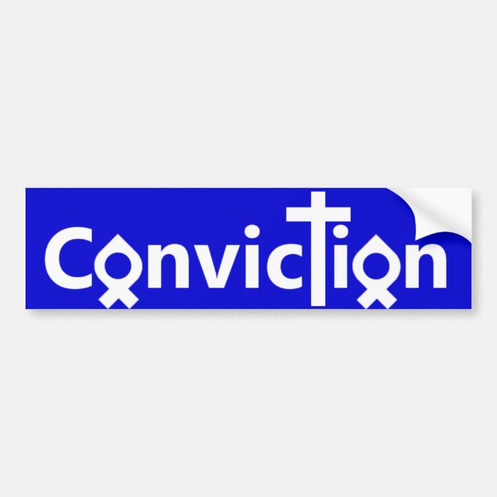 Christian Conviction Bumper Sticker