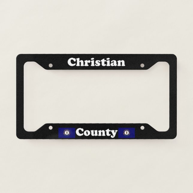 Christian County Kentucky LPF License Plate Frame (Front)