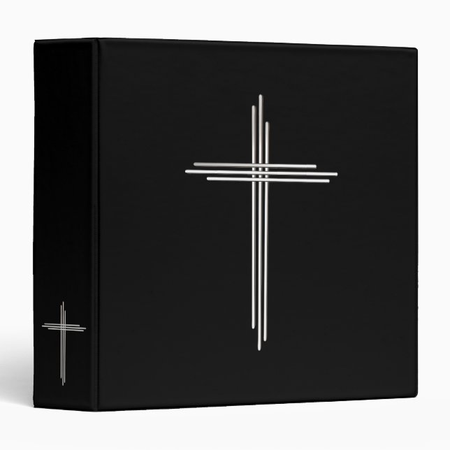 Christian cross 3 ring binder (Front/Spine)