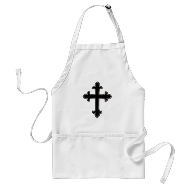 Christian cross adult apron (Front)