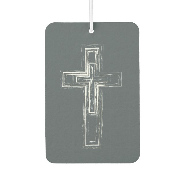 Christian cross air freshener (Front)