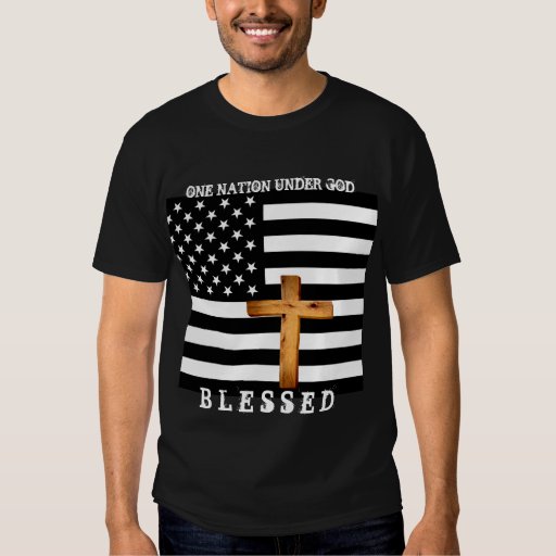 Christian Cross and American Flag - T-Shirt | Zazzle