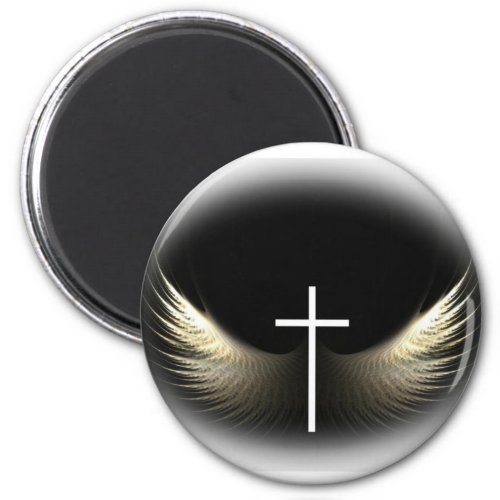 Christian Cross and Holy Spirit Magnet