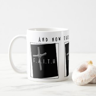 Christian Cross and Scripture, Faith Hope and Love