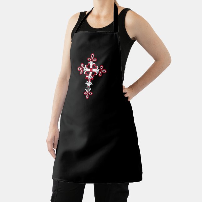 Christian cross apron (Insitu)