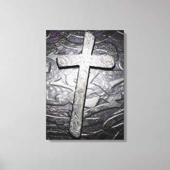 Christian Cross Art Canvas Print by FXtions at Zazzle