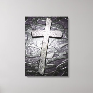 Christian Cross Art Canvas Print