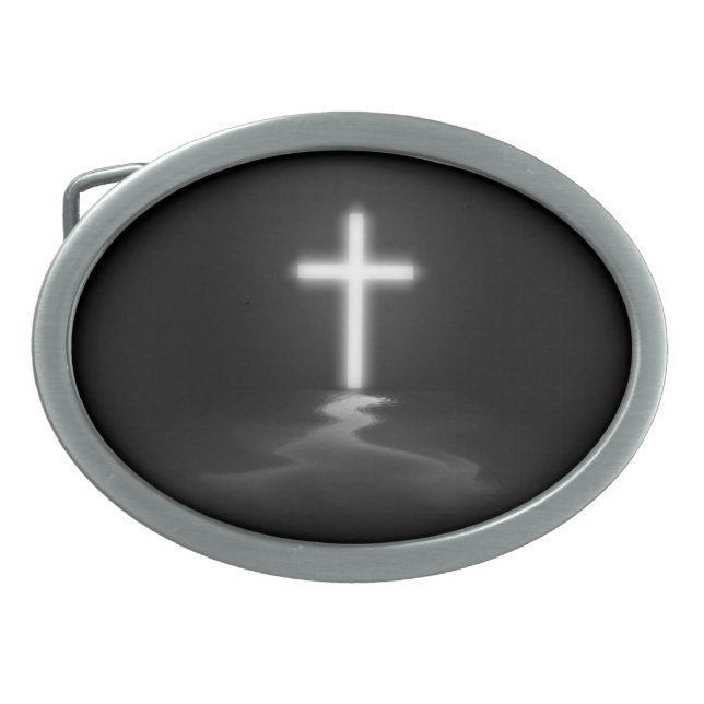 Christian Cross Belt Buckle (Front)