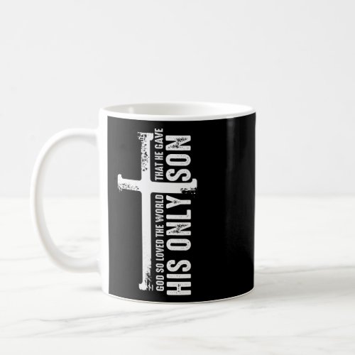 Christian Cross Bible Verse Scripture Faith  Coffee Mug