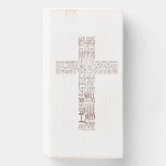 Christian Cross Bible Verses John 14 Copper Wbs Wooden Box Sign at Zazzle
