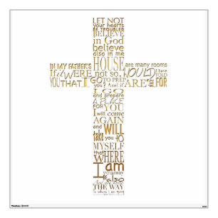Christian Cross Bible Verses - Wall Decals