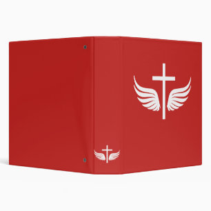Christian cross binder