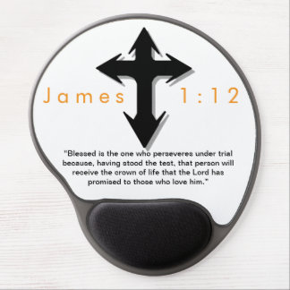 Christian Cross Black mousepad