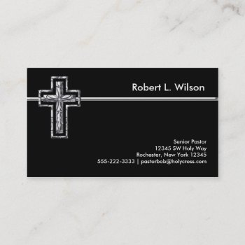 Christian Cross Business Cards by decembermorning at Zazzle