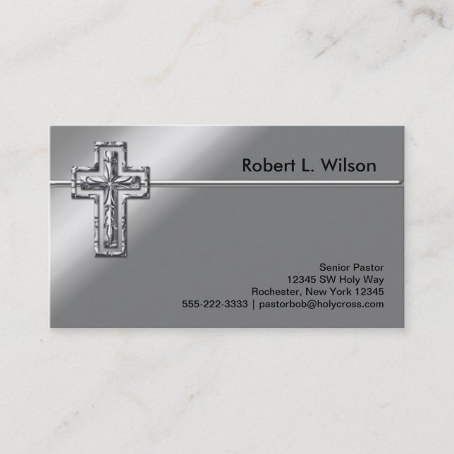 Christian Cross Business Cards (Front)