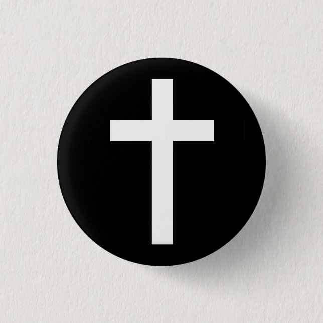 "CHRISTIAN CROSS" BUTTON (Front)