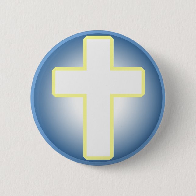 Christian Cross Button (Front)