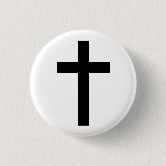 "CHRISTIAN CROSS" BUTTON (Front)