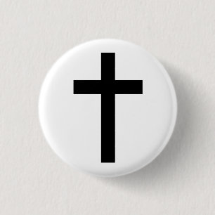 "CHRISTIAN CROSS" BUTTON