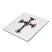 Christian cross ceramic tile | Zazzle