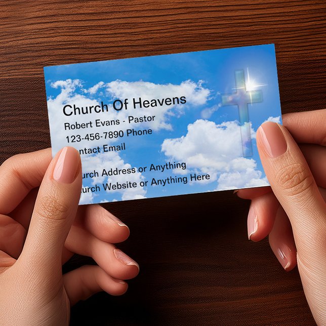 Christian Cross Church Business Cards (Creator Uploaded)