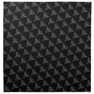 Christian cross cloth napkin