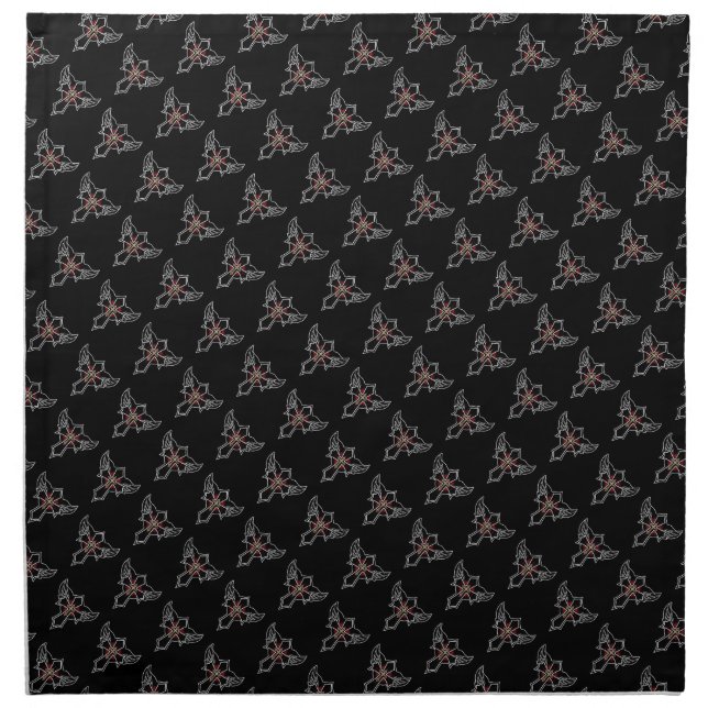Christian cross cloth napkin (Front)